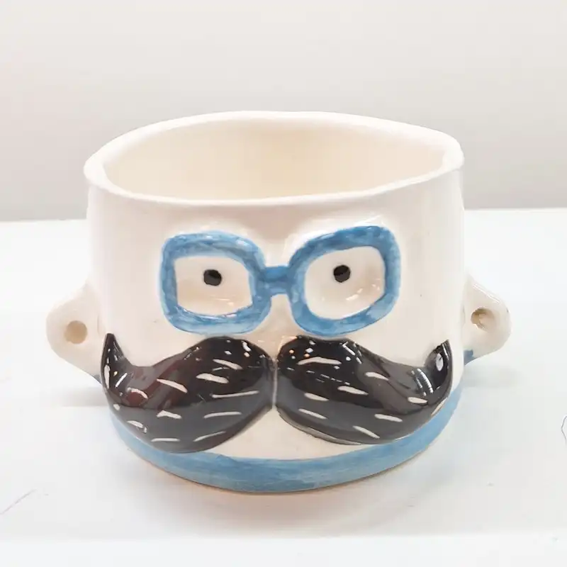 گلدان سرامیکی مدل فانتزی