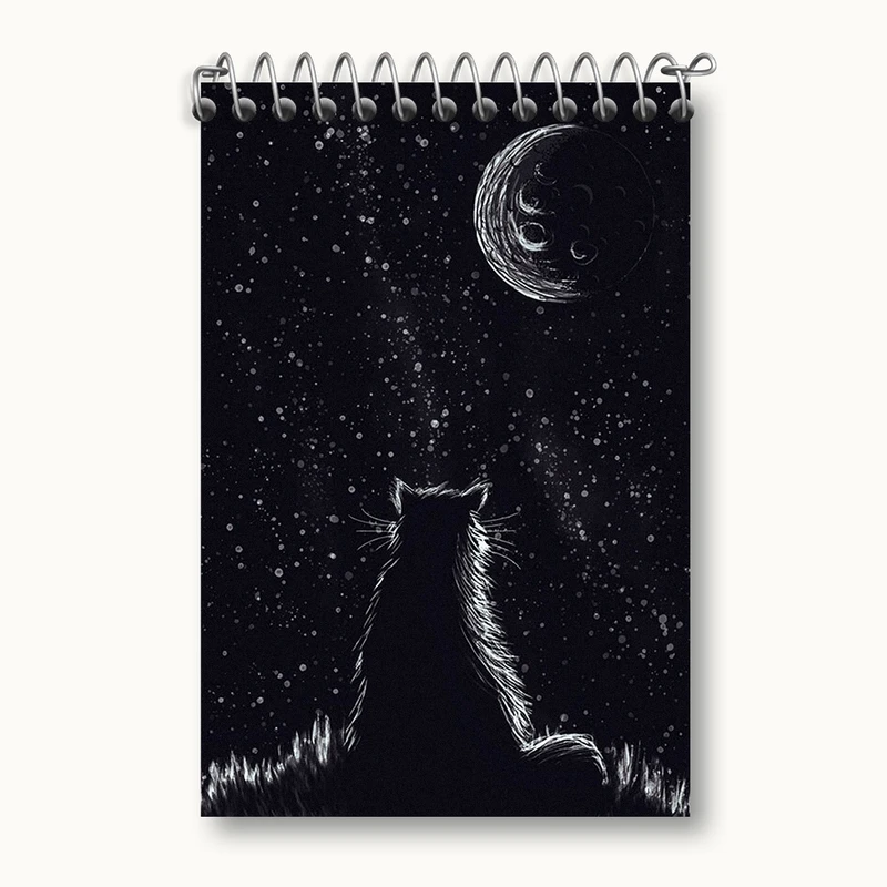 دفتر یادداشت 50 برگ خندالو مدل گربه (Cat) کد F986