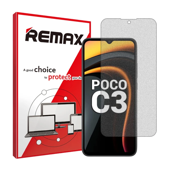 محافظ صفحه نمایش مات ریمکس مدل HyMTT مناسب برای گوشی موبایل شیائومی Poco C3