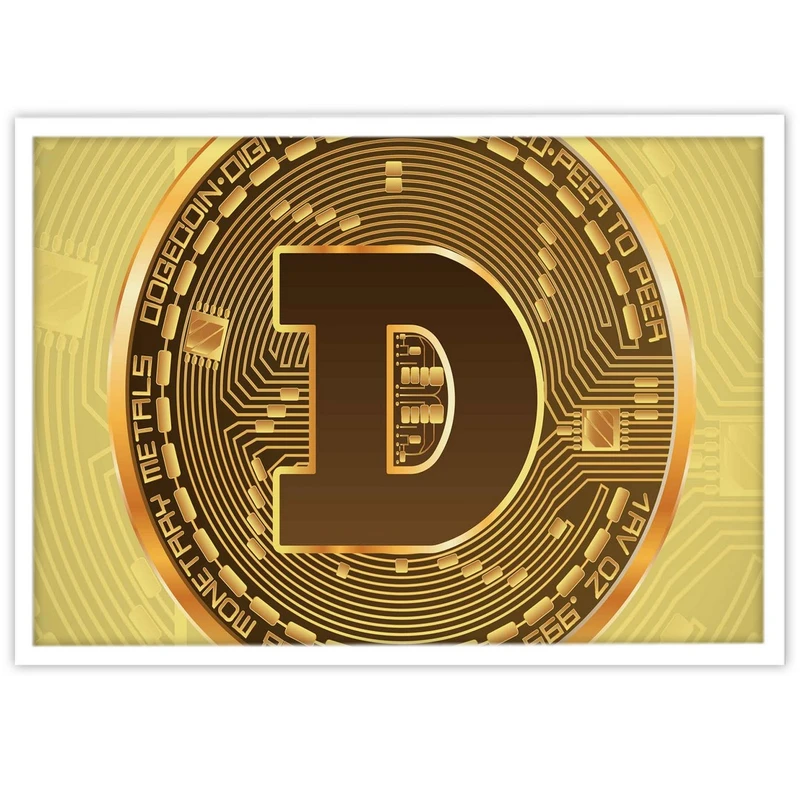 تابلو بکلیت طرح ارز دیجیتال دوج کوین مدل W-S2541