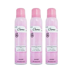 اسپری بدن زنانه دریکس مدل la vie est belle حجم 200 میلی لیتر مجموعه ۳ عددی
