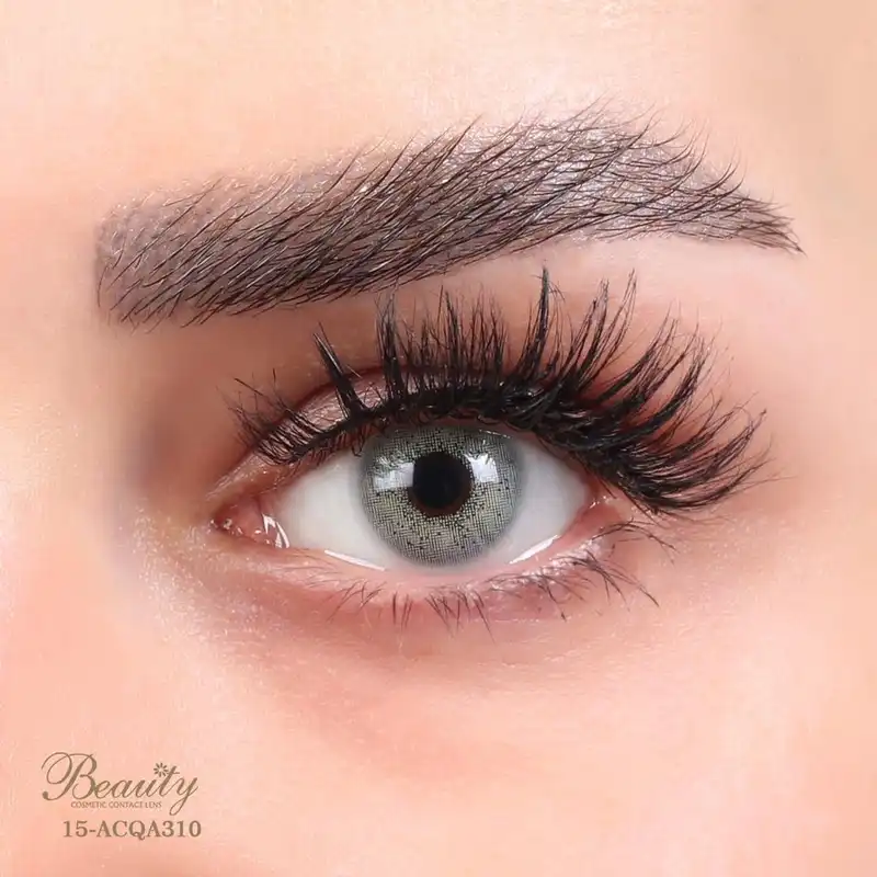 لنز چشم بیوتی مدل ACQA310 رنگ سبز دور خاکستری