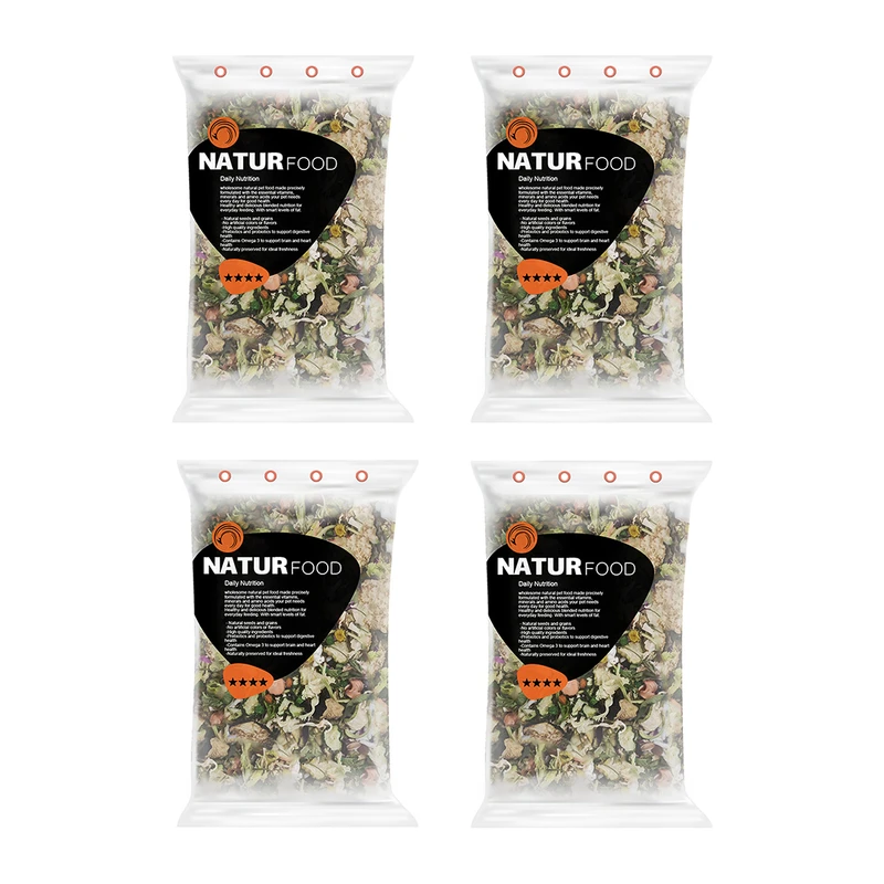 غذای خرگوش نیچر فود مدل 4 ستاره وزن 1 کیلوگرم بسته 4 عددی