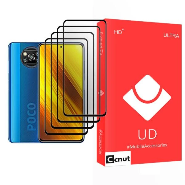 محافظ صفحه نمایش کوکونات مدل UD Ultra MIX004 مناسب برای گوشی موبایل شیائومی Poco X3 NFC بسته چهار عددی