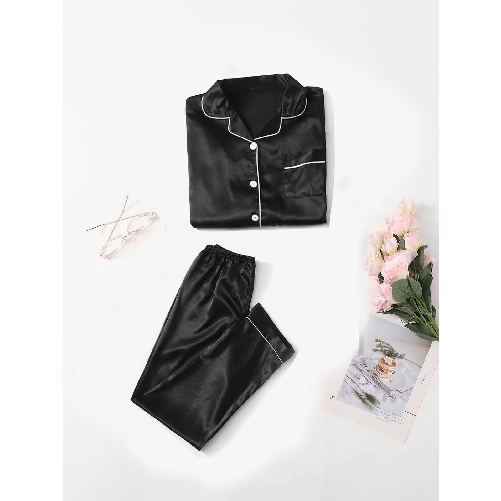 لباس خواب زنانه تویین کد T-820-07 - - 2