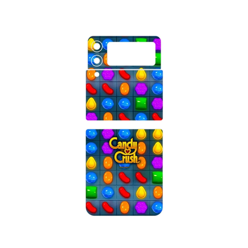 برچسب پوششی ماهوت مدل Candy Crush Game Series مناسب برای گوشی موبایل سامسونگ Galaxy Z Flip3 5G
