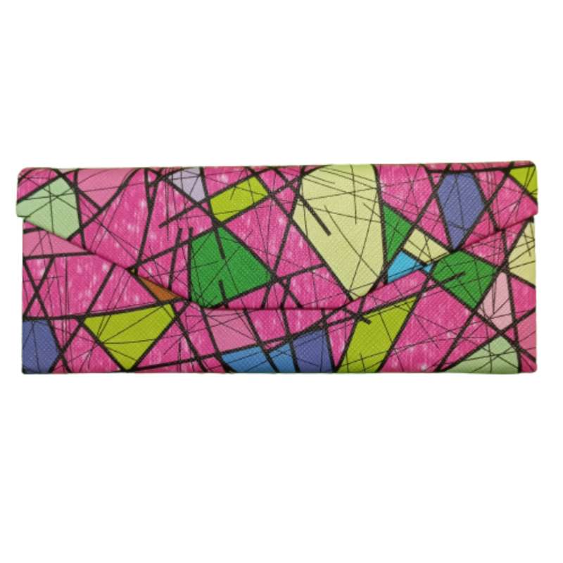 قاب عینک مدل تاشو مثلثی مگنتی کد pk