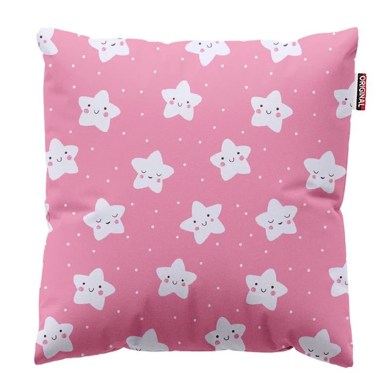 کوسن پاد آفرین طرح ستاره کارتونی بچگانه کد 3759 سایز 30*30 سانتی متر