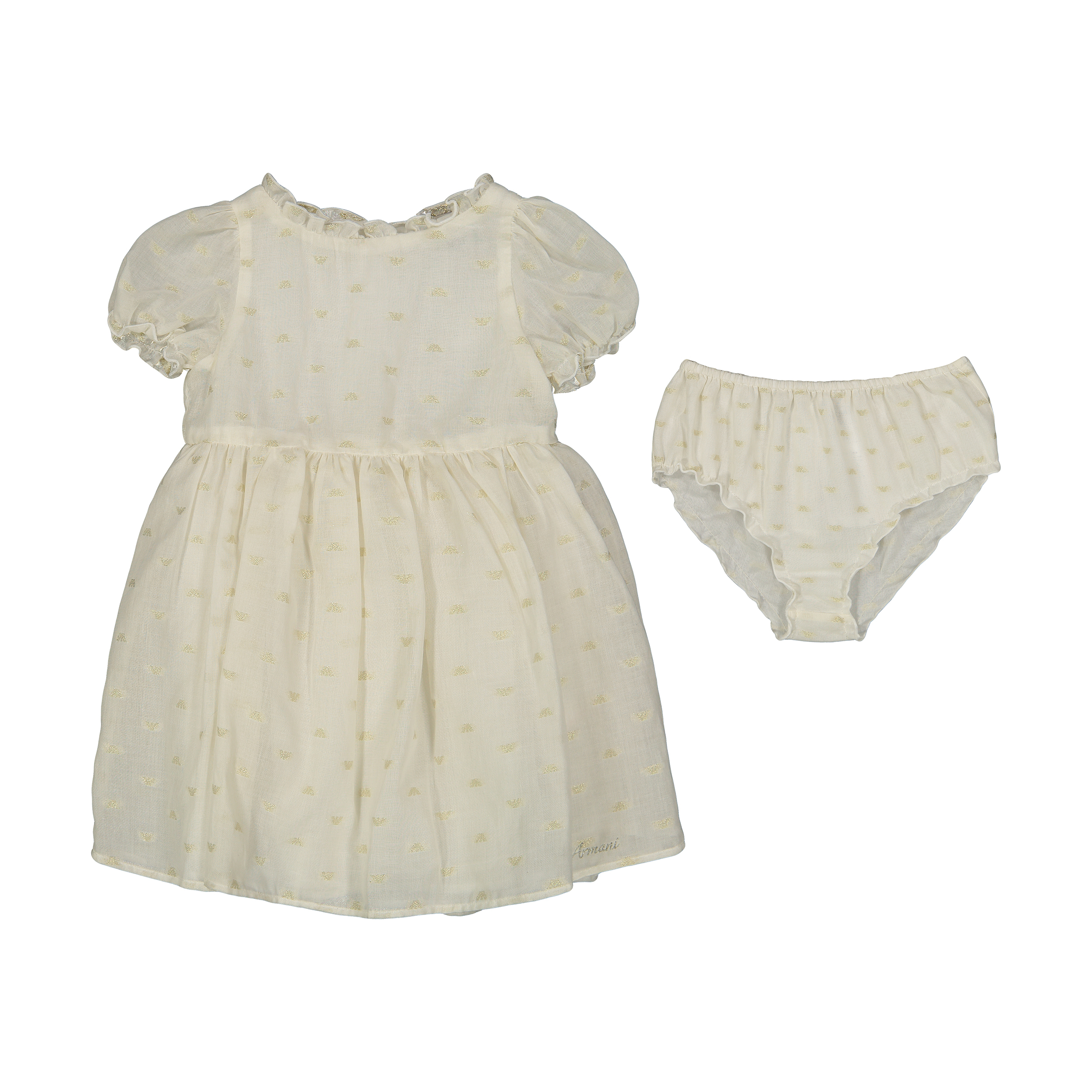 ست پیراهن و شورت نوزادی دخترانه آرمانی بیبی مدل 3ZEA103N1PZ-1100