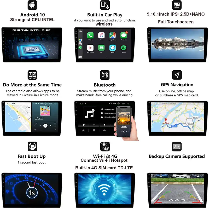 پخش کننده تصویری خودرو مدل Burmester مناسب برای دنا