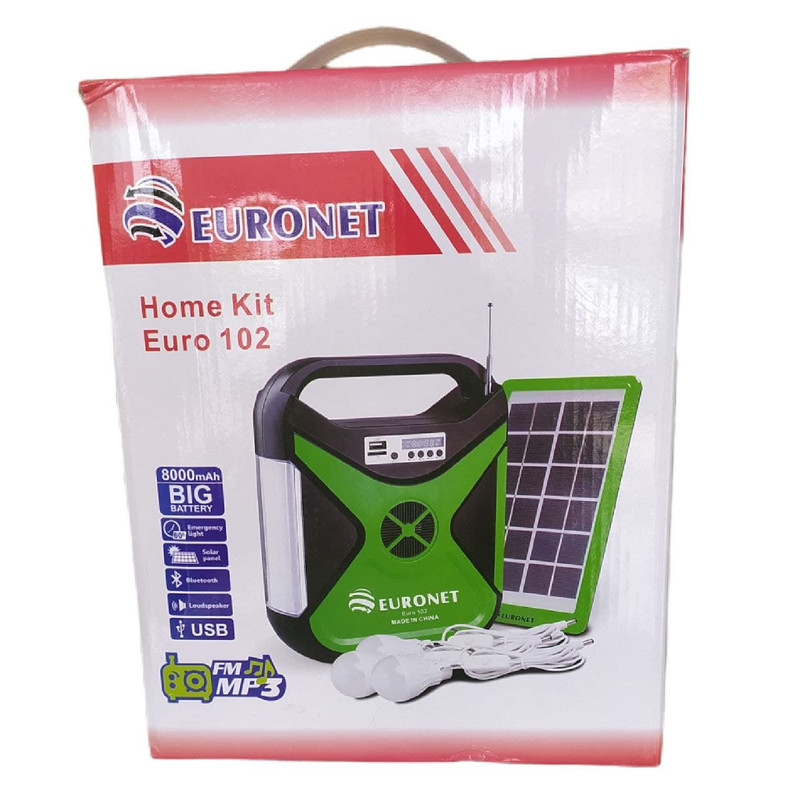 سیستم روشنایی و پاور بانک و اسپیکر یورونت مدل ۱۰۲ سیستم روشنایی و پاور بانک و اسپیکر یورونت مدل ۱۰۲