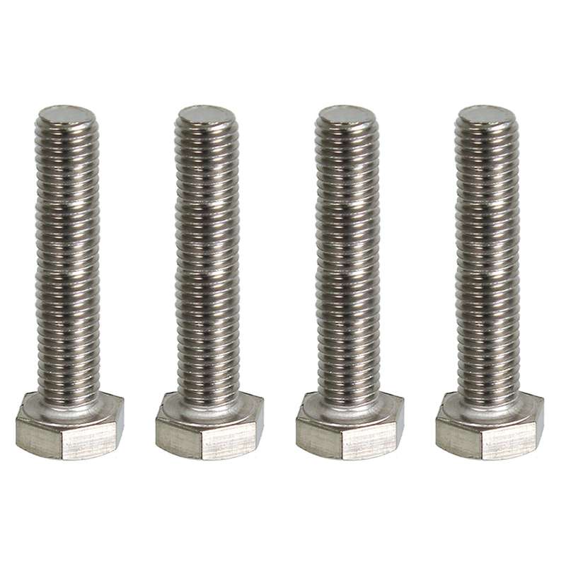پیچ مدل P10 سر شش گوش آهنی 10x50 بسته 4 عددی