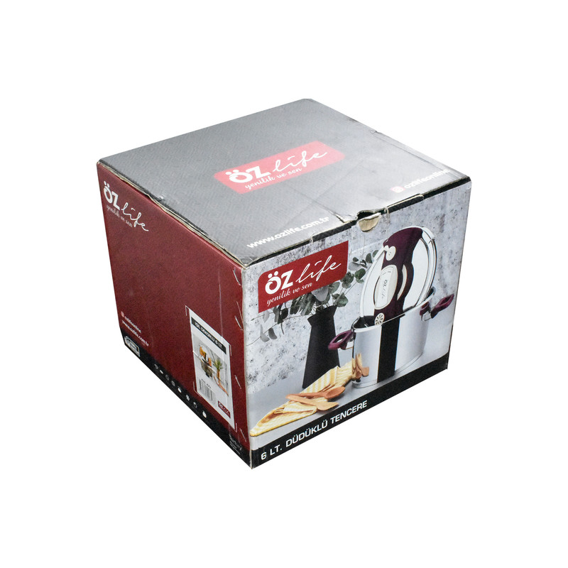 زودپز اوزلایف مدل Isil dekorlu گنجایش 6 لیتر زودپز اوزلایف مدل Isil dekorlu گنجایش 6 لیتر