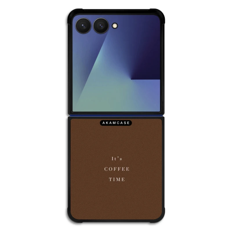 کاور آکام مدل AMC-WSGZFLIP7-COFFEE-9 مناسب برای گوشی موبایل سامسونگ Galaxy Z Flip 7