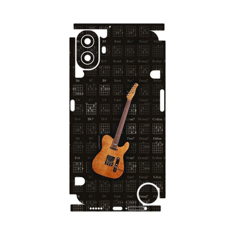برچسب پوششی ماهوت مدل Guitar_Instrument-FullSkin مناسب برای گوشی موبایل ناتینگ CMF Phone 1