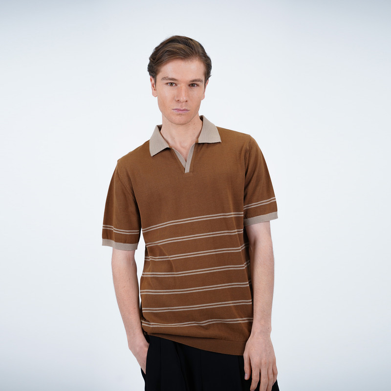 پلیور یقه برگردان مردانه پاتن جامه مدل 353021040006999