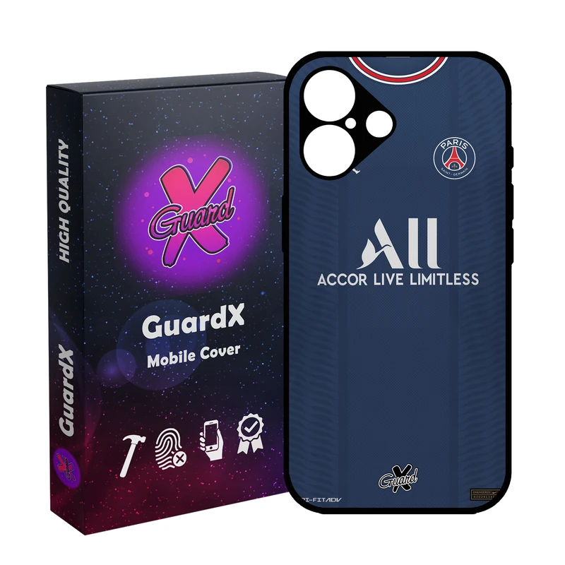 کاور گارد ایکس طرح PSG مدل 10360 مناسب برای گوشی موبایل اپل iPhone 16