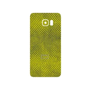 MAHOOT Yellow Snake Skin Cover Sticker for Samsung Galaxy S6 Edge Plus