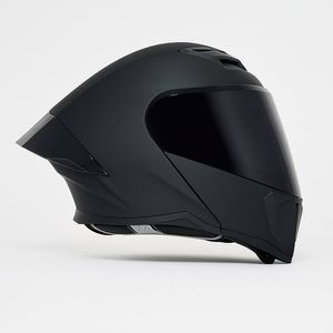 کلاه کاسکت فک‌متحرک استیل برد مدل SB20 Matt به همراه طلق دودی