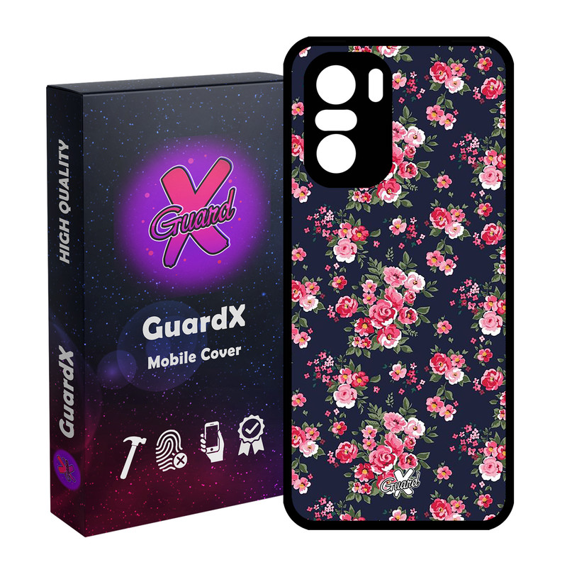 کاور گارد ایکس طرح Flower مدل Glass10130 مناسب برای گوشی موبایل شیائومی Poco F3/MI 11X/MI 11X Pro/Redmi K40/K40 Pro