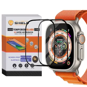 Ultimate Shield SH-FULL-UL Screen protector suitable for Apple Watch Ultra 49mm / Ultra 2 49mm Pack of 2