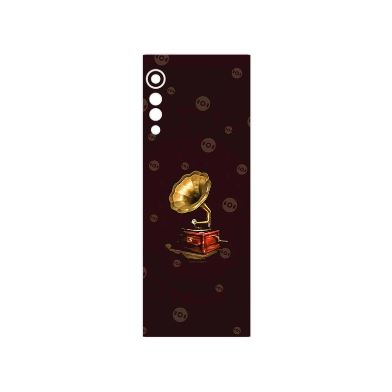 برچسب پوششی ماهوت مدل Gramophone Nostalgia مناسب برای گوشی موبایل ال جی Velvet 5G