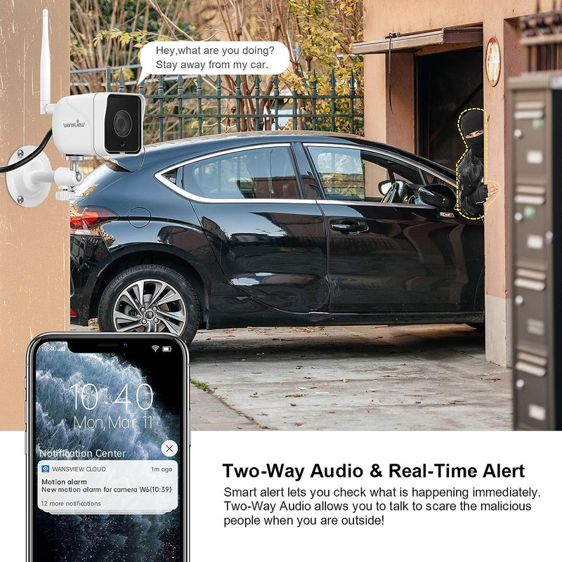 دوربین مداربسته تحت شبکه وای فا وانسویو مدل 1201