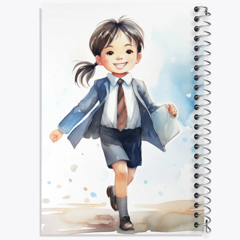 دفتر ژورنال نویسی 50 برگ خندالو مدل نقطه ای طرح دخترانه کد N2228