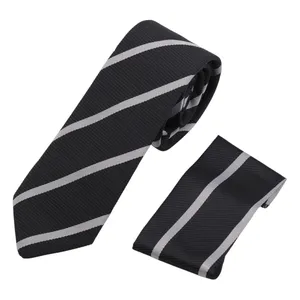 ست کراوات و دستمال جیب مردانه نسن مدل A1