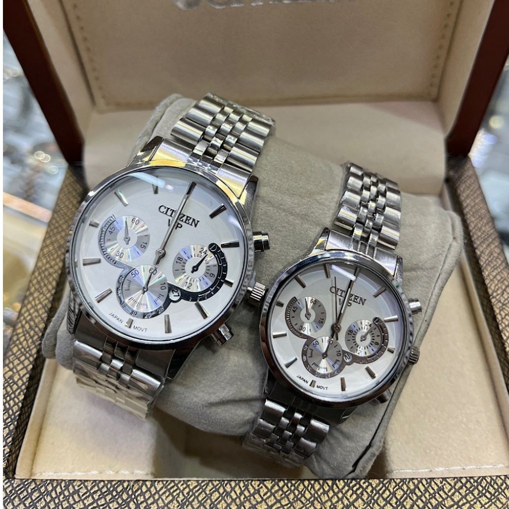 ست ساعت مچی عقربه ای زنانه و مردانه مدل Cit 06 -  - 4