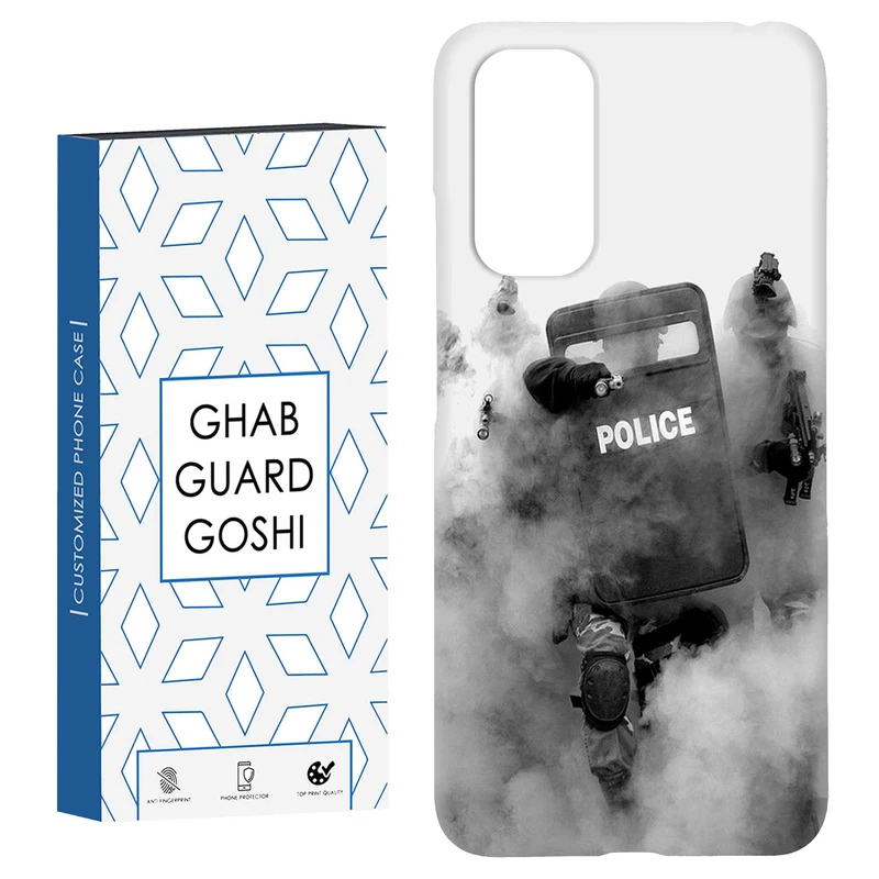 کاور قاب گارد گوشی طرح police کد Dimo-136 مناسب برای گوشی موبایل شیائومی Redmi Note 11 4G / Note 11S 4G