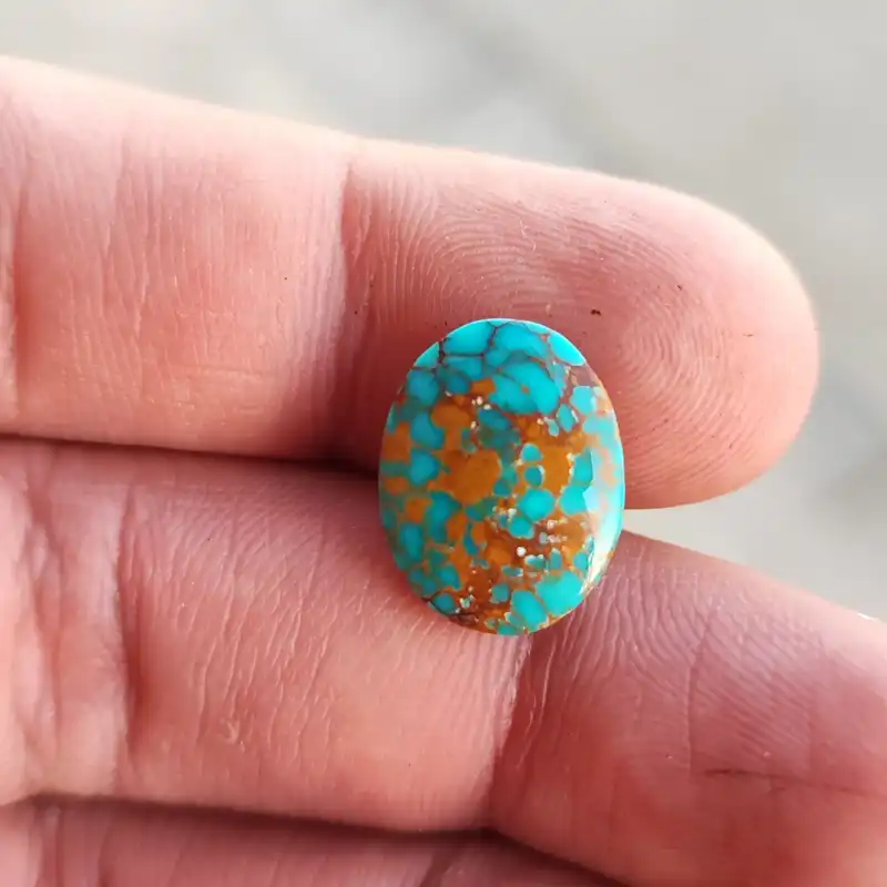 نگین فیروزه مدل اصل نیشابور کد  NC-344