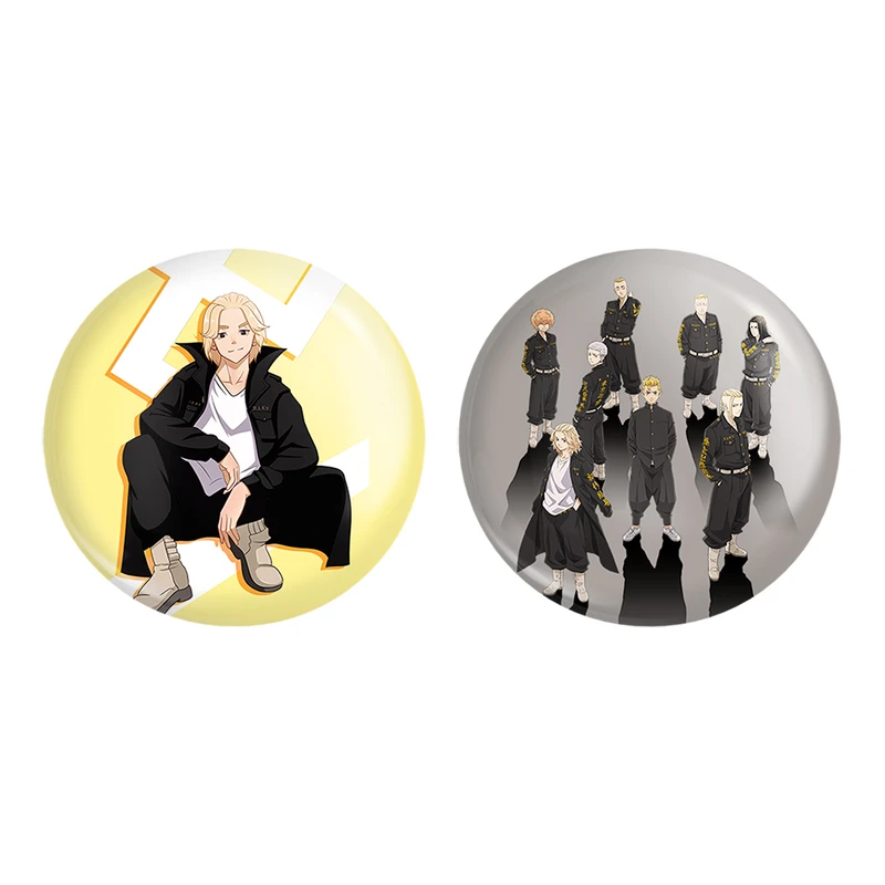 مگنت خندالو طرح مایکی انیمه توکیو ریونجرز کد 1057810581 مجموعه 2 عددی