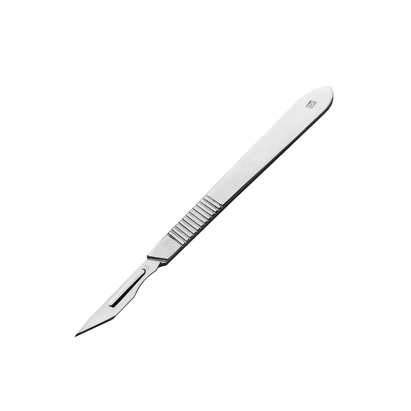 دسته تیغ جراحی پرایم استار مدل MRJKBQ شماره 3 به همراه تیغ استریل هاینز کد SKJNMRJ002369 مجموعه 7 عددی