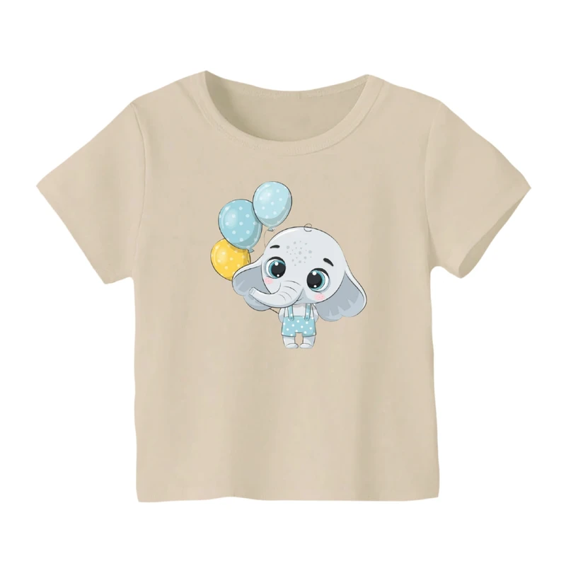 تی شرت آستین کوتاه بچگانه مدل فیل کد ۱۷