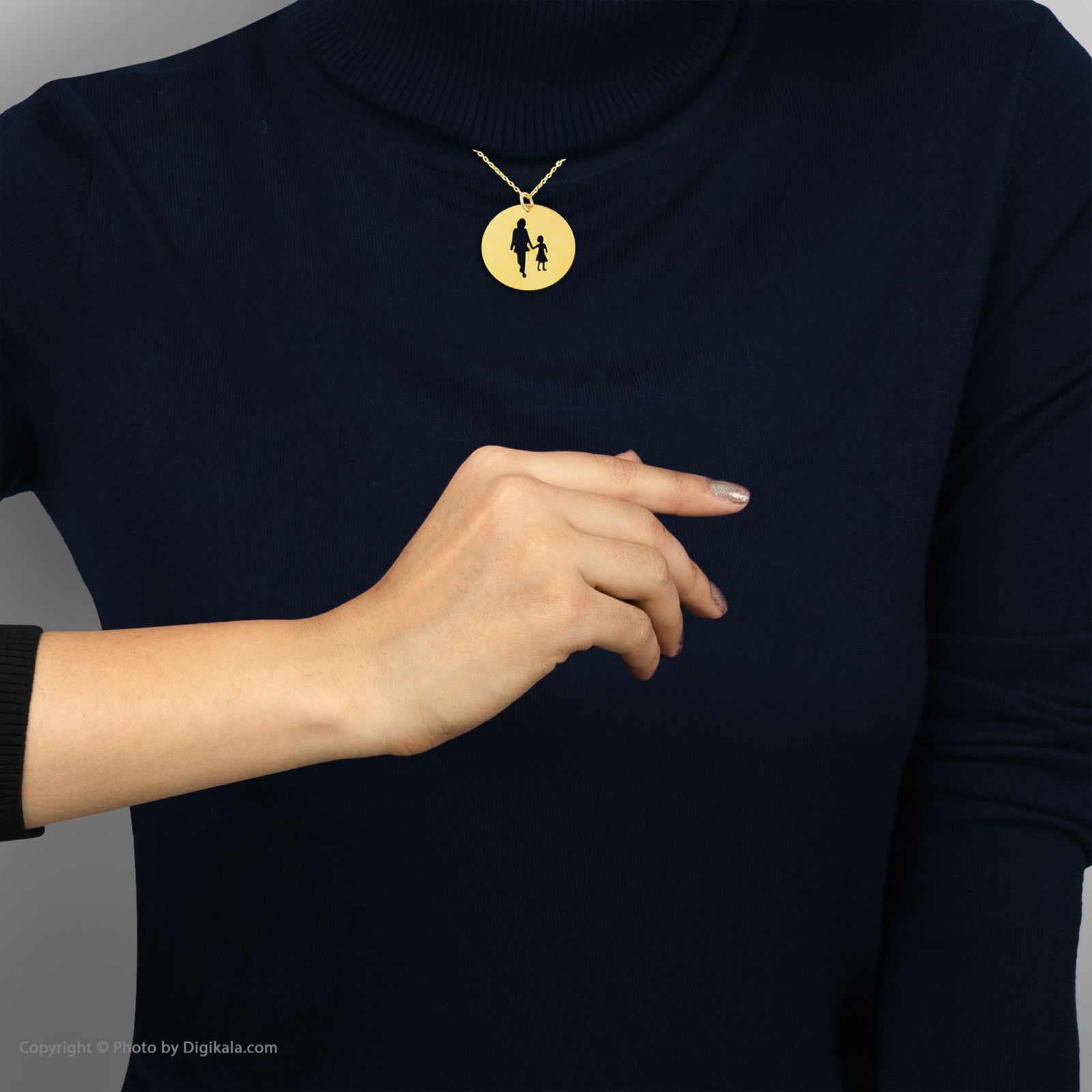 گردنبند طلا 18 عیار زنانه کانیار گالری مدل NE109 -  - 6