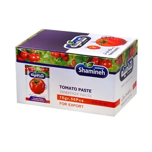 کنسرو رب گوجه فرنگی شامینه - 70 گرم بسته 50 عددی