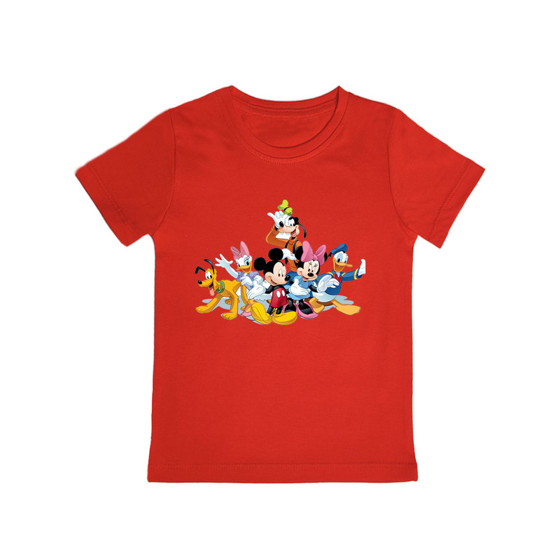 تی شرت آستین کوتاه پسرانه مدل mickey mouse R046