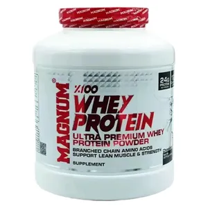 پودر وی پروتئین 100% مگنوم با طعم شکلات مگنوم ویتامینز - 2270 گرم