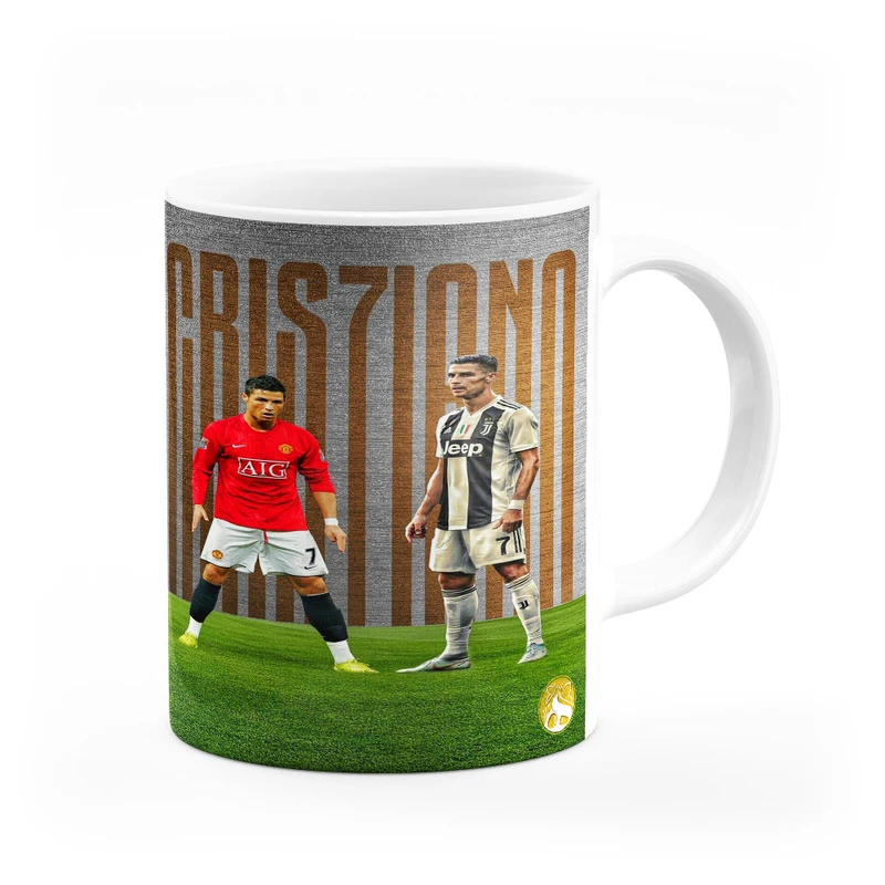 ماگ هومرو طرح تیم باشگاه فوتبال منچستر یونایتد کریستیانو رونالدو مدل MG4940