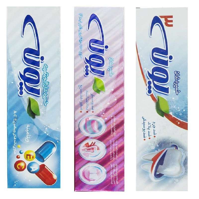 خمیر دندان پونه مدل Different حجم 100 میلی لیتر بسته 3 عددی