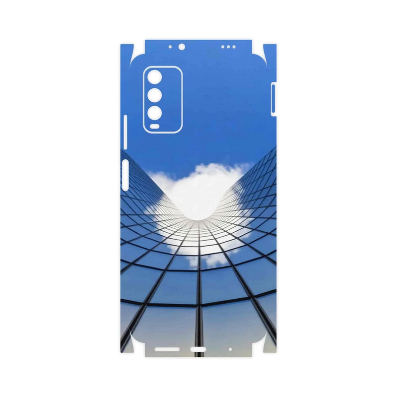 برچسب پوششی ماهوت مدل Glass skyscraper-FullSkin مناسب برای گوشی موبایل شیائومی Redmi Note 9 4G