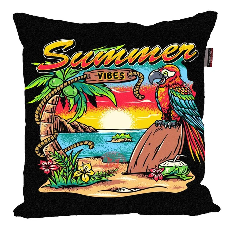 کوسن پاد آفرین مدل فانتزی طرح ساحلی دریاچه کد p59