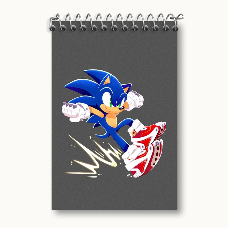 دفتر یادداشت 50 برگ خندالو مدل سونیک (Sonic) کد F2205