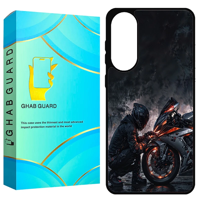 کاور قاب گارد طرح موتور سوار مدل S25EG مناسب برای گوشی موبایل سامسونگ Galaxy S25 Edge