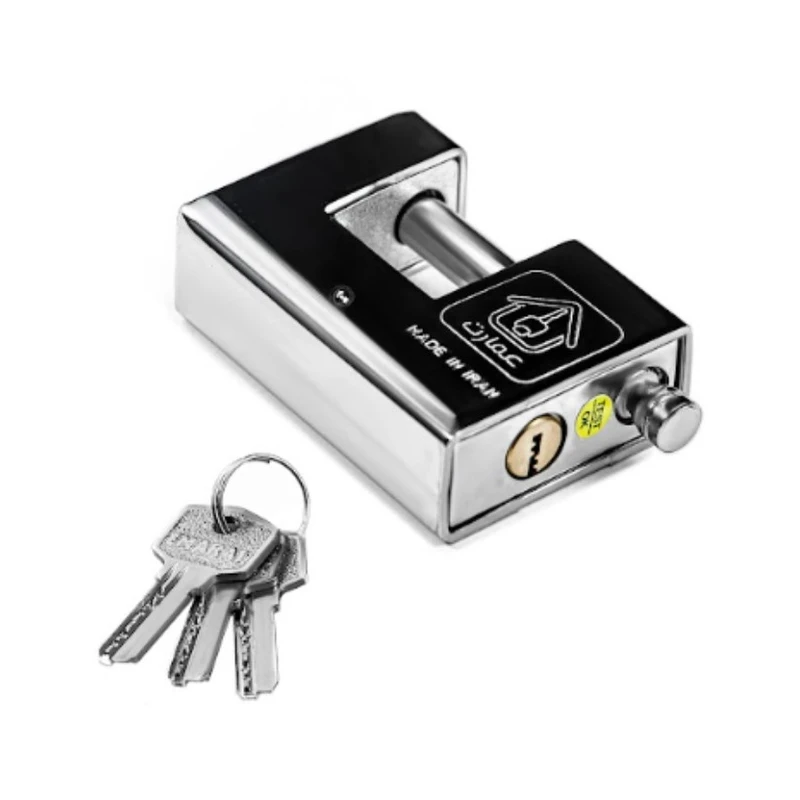 قفل کتابی عمارت مدل کلید کامپیوتری سایز 90 میلی متر