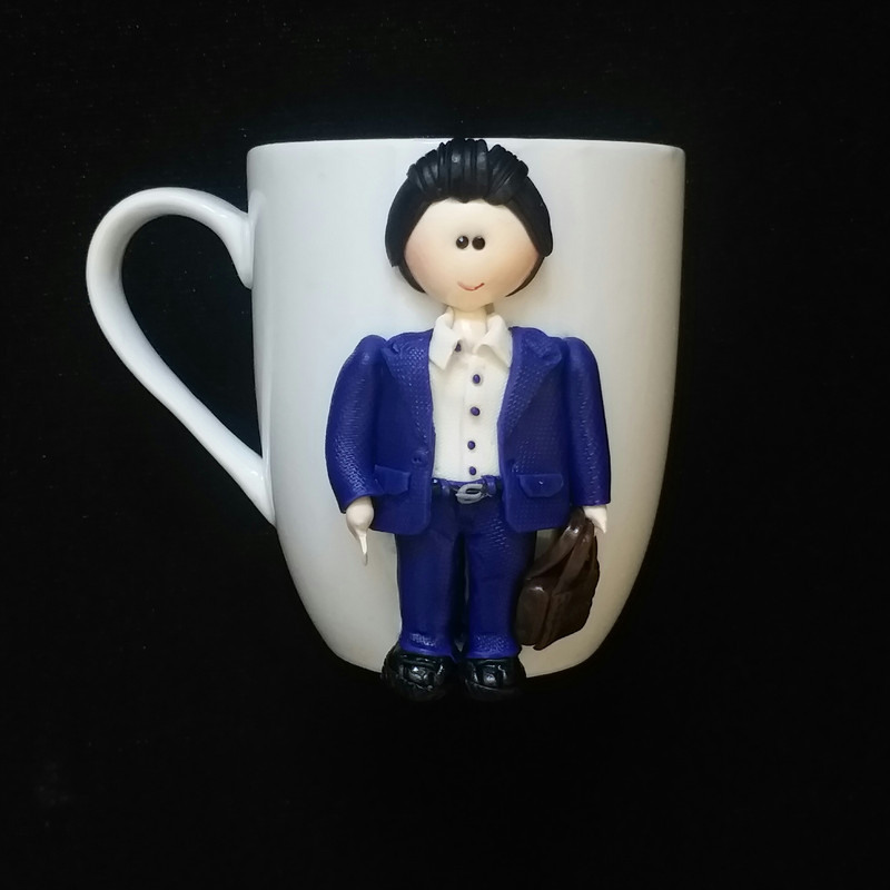 ماگ سرامیکی مدل پسر عروسکی L1995