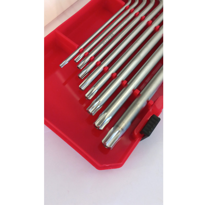 آچار آلن ستاره ای ام کا اچ مدل MK-9 مجموعه 9 عددی آچار آلن ستاره ای ام کا اچ مدل MK-9 مجموعه 9 عددی