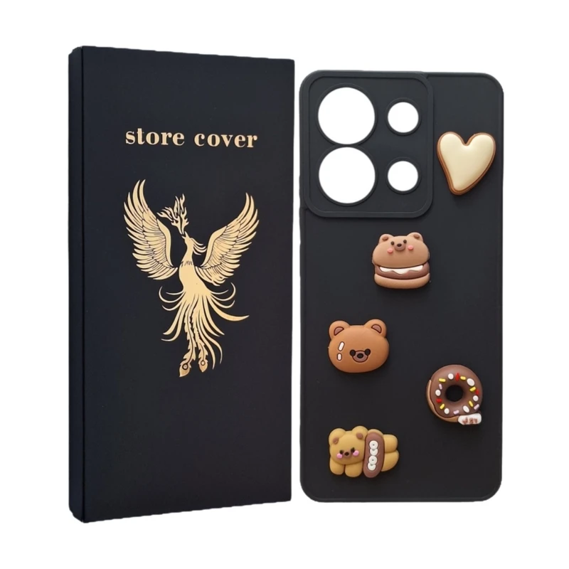 کاور استور کاور طرح کوکو برجسته مدل note13pro مناسب برای گوشی موبایل شیائومی Redmi Note 13 Pro 4G