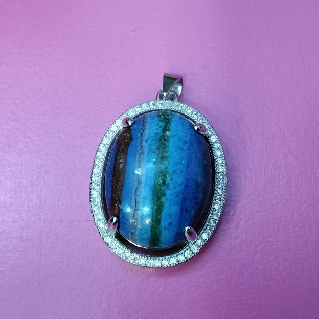 آویز گردنبند نقره زنانه مدل glsr-1883